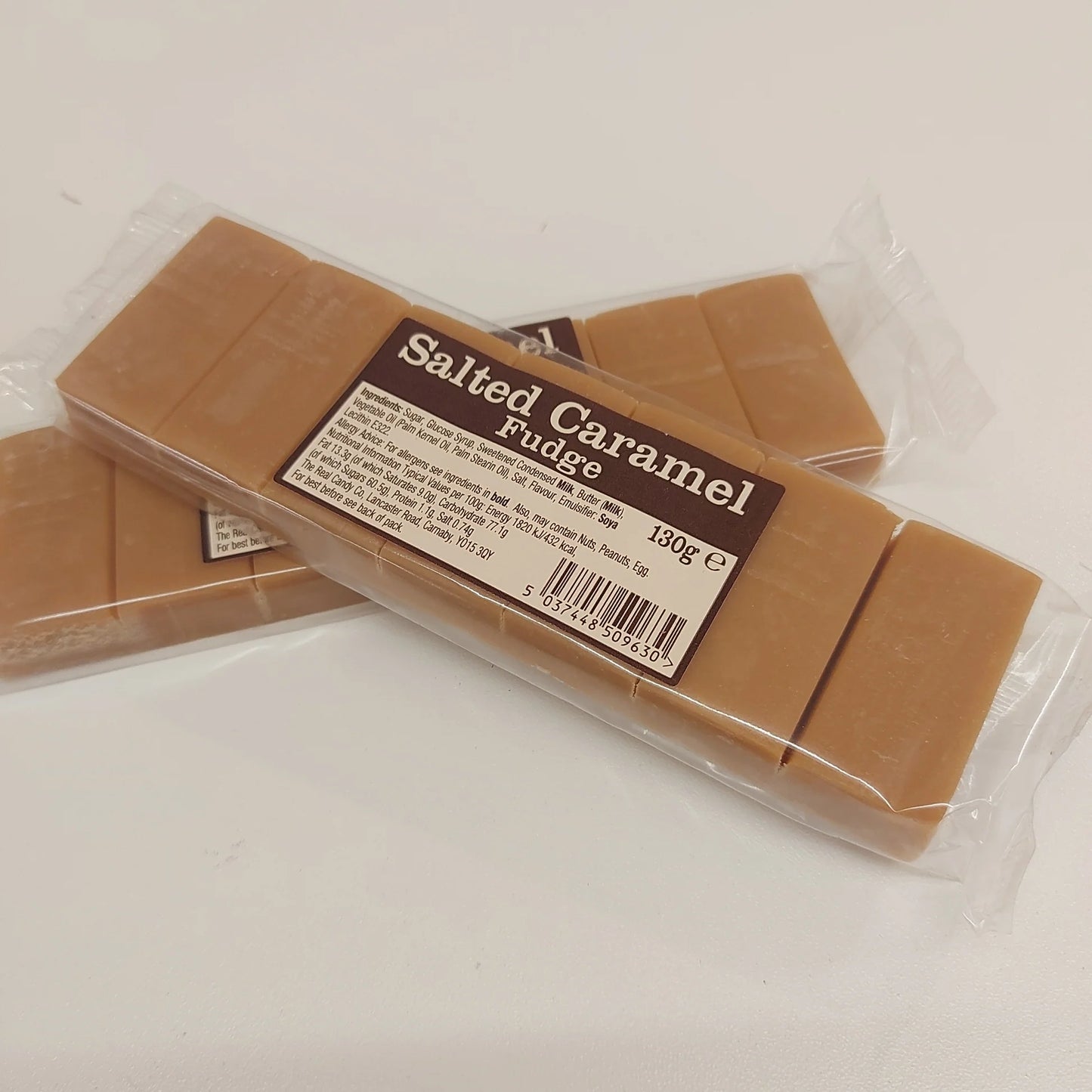 NEW! salted caramel fudge 130g