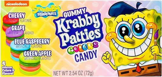 (American) Spongebob Squarepants Gummy Krabby Patties Colors