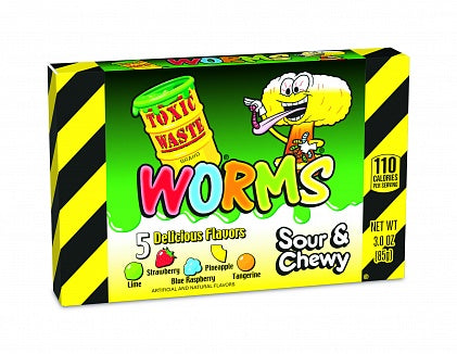 Toxic Waste Worms Theatre Box